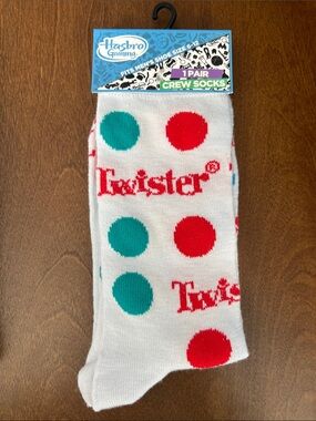 Hasbro Twister Crew Socks